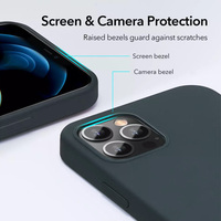 Casing Ponsel Silikon Cair Lucu Pelindung Ponsel Tahan Guncangan Silikon Lunak untuk Iphone 13 12 Pro Max