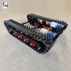 Tùy chỉnh Crawler Chassis cao su theo dõi nền tảng khả năng chịu tải cao thích hợp cho điện và điều khiển từ xa - Product Image 6