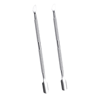 Pousse-cuticules professionnel à double tête en acier inoxydable pour ongles des mains et des pieds par Life Care Instrument