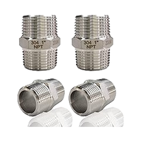 Katup Periksa Satu Arah Pneumatik Hidrolik Baja Tahan Karat 304 Anti Asam 1/4\" 1/2\" Inch dengan Ulir Jantan untuk Air BSPT NPT