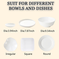Youyun 100 couvre-aliments jetables élastiques en plastique souple PE, film alimentaire de qualité alimentaire moulé par soufflage, film étirable anti-humidité