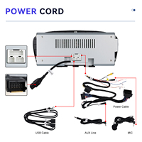 Podofo 8.8'' Stereo Mobil Wireless CarPlay Android Auto untuk BMW Seri 3/5 E60 2005-2008 Sistem CCC Original+Linux Sistem Ganda OEM