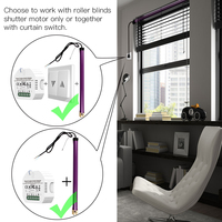 Tuya Smart Life WiFi 433Mhz interrupteur de rideau aveugle avec télécommande RF pour volet roulant électrique Google Home Alexa contrôle de la maison intelligente