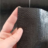 Tissu non-tissé de Spunbond de tapis de mauvaises herbes d'agriculture noire avec la barrière de mauvaise herbe de service de coupe