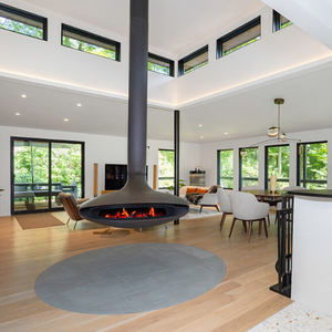 Cheminée suspendue au plafond, foyer intérieur à bioéthanol, chauffage à bioéthanol, vente chaude, fabrication en usine - Product Image 3