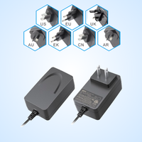 Adaptateur 24V CC 60W à Haute Efficacité Énergétique, Faible Consommation, Prise Universelle pour Ordinateur de Bureau, Ordinateur Portable, Électronique Grand Public, Lumière LED, Conforme ROHS