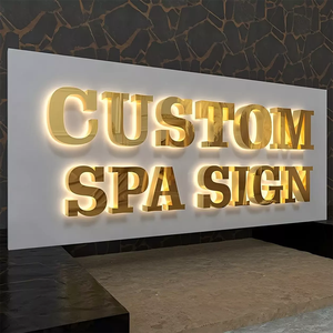 Metal Acrylic 3D Backlit LED Sign IP65 Waterproof <b>Remote</b> <b>Control</b> Multi-Color Options for Indoor/Outdoor Commercial Car - Product Image 6