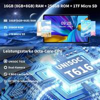 Nouvelle tablette Android M70 Trend puissante de 12 pouces, processeur T616 Octa Core, 4G LTE, écran IPS 2000*1200, 16 Go de RAM, 256 Go de ROM, batterie 8000 mAh, conforme RoHS, pour les entreprises