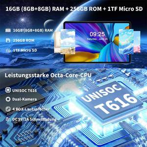 Xu Hướng Mới Mạnh Mẽ 12 Inch <span class=keywords><strong>Android</strong></span> T616 Máy Tính Bảng Octa Lõi 4G LTE Điện Thoại 2000*1200 Ips 16GB RAM 256GB ROM 8000MAh Rohs Cho Doanh Nghiệp - Product Image 6