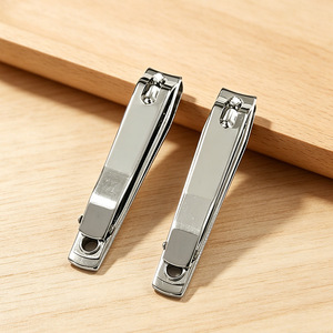 Wholesale stainless steel <b>nail</b> clippers, large size, flat-tipped, with <b>file</b>, <b>nail</b> trimming and manicure tools. - Product Image 3