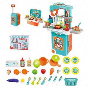 Juego de Juguetes de Cocina Educativos para Niños, Maletín con Fregadero, Maleta de Cocina Realista, Plástico ABS Multicertificado, Edades 2+ - Product Image 5