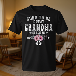 Pronto seré abuela, fundada en 2025, camiseta de embarazo para bebé - Product Image 3