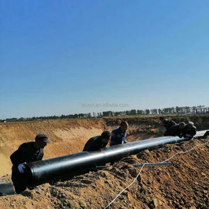 Biofloc Nat <span class=keywords><strong>Geo</strong></span> Geomembranen Dam Vijver Liner Black Roll Hdpe 1.0Mm 30 40 45 Mil 45 Mil - Product Image 4