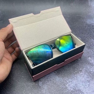 Estuche Plegable para Gafas <span class=keywords><strong>de</strong></span> Sol <span class=keywords><strong>de</strong></span> Cuero PU, <span class=keywords><strong>Caja</strong></span> Rectangular <span class=keywords><strong>de</strong></span> <span class=keywords><strong>Doble</strong></span> Capa para Gafas <span class=keywords><strong>de</strong></span> Sol, Empaque Retro para Gafas, Logotipo Personalizado - Product Image 4
