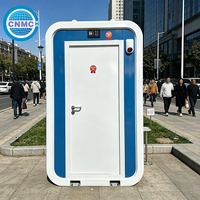 Toilettes portables en acier renforcé, étanches, inodores, haute stabilité, conception modulaire pour les travaux miniers, la construction routière et les chantiers
