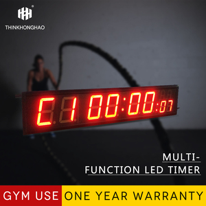 Alta Qualidade 4- Inch 8- Digit <span class=keywords><strong>LED</strong></span> Boxing <span class=keywords><strong>Timer</strong></span> Ginásio Cross Matching <span class=keywords><strong>Timer</strong></span> Relógio de parede Controle Remoto Wall Mounted Large <span class=keywords><strong>Timer</strong></span> Wifi - Product Image 3