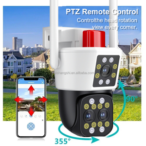 4G 10X Zoom 8MP <span class=keywords><strong>YOOSEE</strong></span> IP 3Lens 2 Telas PTZ Wifi Bala Câmeras Auto Track Night Vision CCTV IP Câmera de Segurança Vigilância - Product Image 2