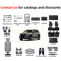 Déflecteurs de vitres de voiture avec garniture chromée pour BYD Leopard 3 Ti 3, accessoires de modification extérieure