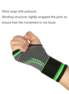 Bracciale da polso ortopedico regolabile con cintura di compressione in Neoprene <span class=keywords><strong>Palm</strong></span> Guard Design traspirante - Product Image 4