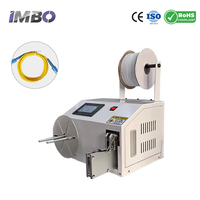 Machine semi-automatique de fabrication de liens de câbles USB avec fonction de comptage et d'enroulement pour le traitement de l'enroulement et de la fixation des câbles