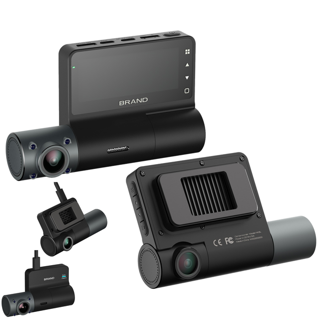 1080P 3.16 inches IPS Screen 4 Channels Cameras Dashcam with Gps (optional) 24h Parking Monitoring Loop Recording