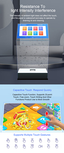 16:9 30 Inch Capacitive Interactive Holographic <b>Projector</b> Screen 1920x1080 <b>USB</b> Transparent Podium Touchscreen Film Pavilion - Product Image 3