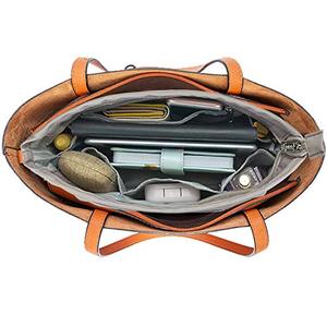 Purse Organizer Insert With Zipper Nylon-Handbag &amp; Tote Shaper-<strong>bag</strong> Organizer for Tote-Sturdy Purse Insert Organizer <strong>Bag</strong> <strong>in</strong> <strong>Bag</strong> - Product Image 4