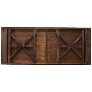 Mesa de granja plegable de pino rectangular, productos en promoción - Product Image 1