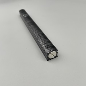 Mezuzah étui en aluminium pour filles, Design brillant noir, facile à peler et à coller, porte Judaica, à défilement, 1 pièce - Product Image 2