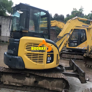 รถขุดไฮดรอลิกขนาดเล็ก Komatsu PC55MR-2 มือสอง 5 ตัน นำเข้าจากญี่ปุ่น พร้อมจำหน่าย พร้อมอะไหล่สำคัญ เครื่องยนต์ มอเตอร์ ปั๊ม เกียร์ - Product Image 1