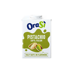 Bebida de Pistacho Italiana a Base de Plantas OraSi, Sabor Intenso, 0.5 Litros, 12 Unidades, 360 Días de Vida Útil para Distribuidores - Product Image 1