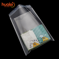 Sacs d'emballage transparents écologiques en CPP/BOPP/Opp de 6*12cm pour cartes d'identité, auto-adhésifs, recyclables, pour vêtements, chaussettes, fourrures