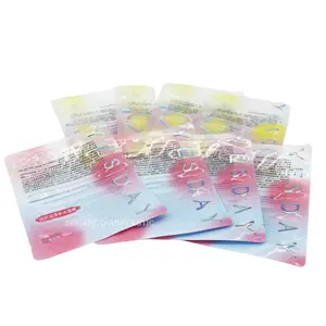 Digital Printing UV Printing Holographic Effect Foil Hot Stamp Facial mask Cometic Essence liquid Packaging Sachet