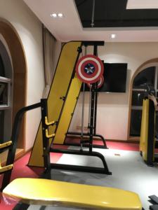 Soporte para Sentadillas y <span class=keywords><strong>Press</strong></span> de Banca de Alta Resistencia, Máquina Smith para Gimnasio en Casa, con <span class=keywords><strong>Barra</strong></span> Inclinada para Dominadas y Barras de Peso - Product Image 4