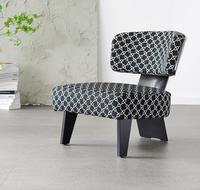Chaise longue de détente en tissu de luxe chaise de canapé simple petite famille chaise de canapé de loisirs moderne italien doux