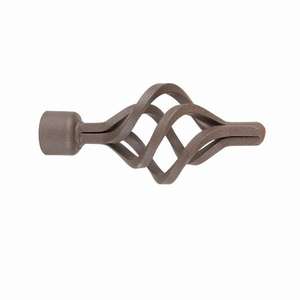 COLONIAL LINE - EXTREMOS DE CORTINA FIAMMA, COLOR RUST - Product Image 1