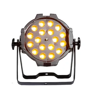 Süper 18 adet beyaz ve amber 2 in 1 10w leds zoom par can