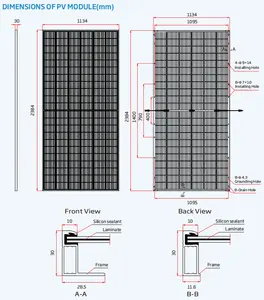 แผงโซลาร์560W 565W 570W 575W 580W ประสิทธิภาพสูง trinasolar