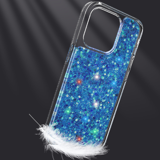 LED Spots Passive Power Supply Featuring Unique Back Panel Pattern Customizable NFC Induction Light-Emitting Mobile Phone Case