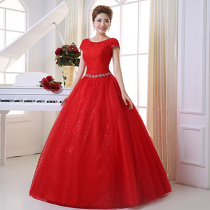 S0184A Nuevo Vestido de Novia Bohemio de Alta Calidad, Personalizado, Económico, con Encaje <span class=keywords><strong>Real</strong></span>, Estampado Floral, Elegante, Largo hasta el Suelo, para Boda en Iglesia - Product Image 4