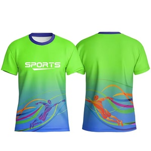 Camiseta Deportiva para Maratón al por Mayor, Camiseta Publicitaria con Impresión 3D, Camiseta de Poliéster con Logotipo Personalizado, Camisetas Lisas para Sublimación - Product Image 2