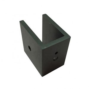 مخصص CNC تشكيله U شكل أسود بأكسيد الألومنيوم قوس تصاعد الزاوية - Product Image 1