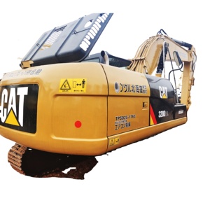 Excavatrices Caterpillar 320 d'occasion à haute efficacité, excavatrices sur chenilles de 20 tonnes d'occasion, accessoire de pince hydraulique CE, marteau hydraulique - Product Image 1