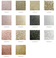 Carreaux de mosaïque en aluminium brossé hexagone peau de métal argenté carreaux de mur de télévision or mat décoration murale de dosseret de mosaïque en métal vente en gros