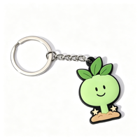 Porte-clés personnalisé Pinshuo, 20 ans d'expérience, super fournisseur, porte-clés en caoutchouc PVC souple, fabricant de logos personnalisés, porte-clés en forme de dessin animé/anime