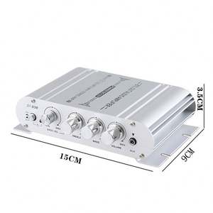 ST-838 มินิไฮไฟ 2.1 ช่องเครื่องขยายเสียงซับวูฟเฟอร์ <span class=keywords><strong>Amp</strong></span> โฮมสก์ท็อป/รถยนต์/Marine สเตอริโอ <span class=keywords><strong>Amp</strong></span> สําหรับลําโพง 20WX2 + 40W - Product Image 6