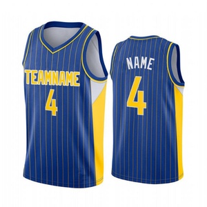 Maillot de basket-ball pour hommes 2024, impression par sublimation personnalisée, maillot de basket-ball sans manches pour jeunes, grande taille - Product Image 3