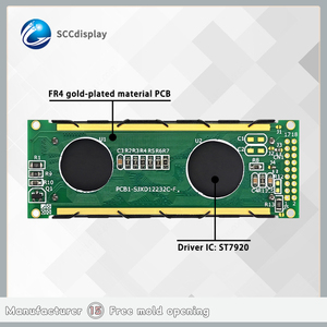 Xuất sắc SJXD12332C-F COB <span class=keywords><strong>LCD</strong></span> module 122*32 đồ họa Dot Matrix màu xanh tiêu cực hiển thị công nghiệp Trung Quốc thư viện nhân vật <span class=keywords><strong>LCD</strong></span> - Product Image 3