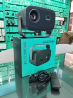 Projecteur portable Android MOK Q3 Mini 4K LCD, 6000 lumens, lumière LED, correction automatique de la distorsion trapézoïdale, garantie 1 an, home cinéma