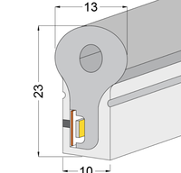 Vente en gros de bandeaux lumineux LED néon personnalisés 60 LED/m 12V UCS1903, tube néon LED, bande lumineuse néon RGB de 5 mètres pour l'éclairage paysager